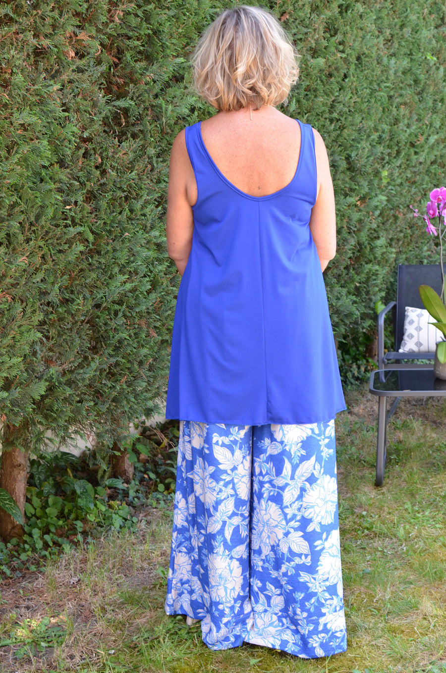 Débardeur grande taille bretelles larges en maille unie DEDE01 - 4 COULEURS !